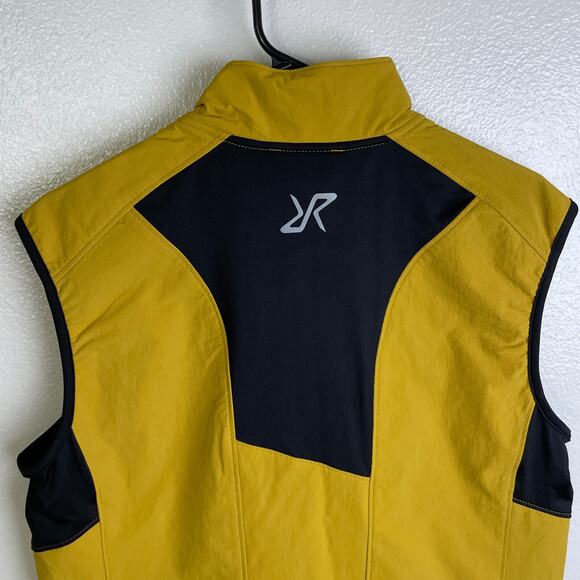 Revolution Race Hypershell Jacket Medium Mens Yellow Outdoors Hiking Full Zip - Picture 6 of 9